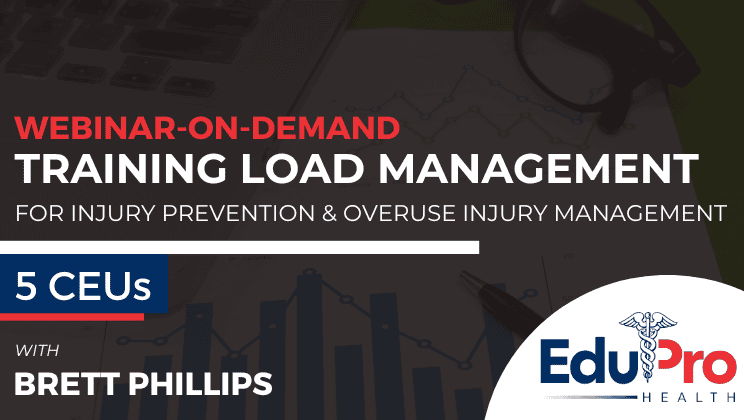 Training Load Management for Injury Prevention and Overuse Injury Management