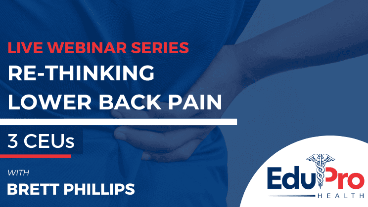 Re-Thinking Lower Back Pain